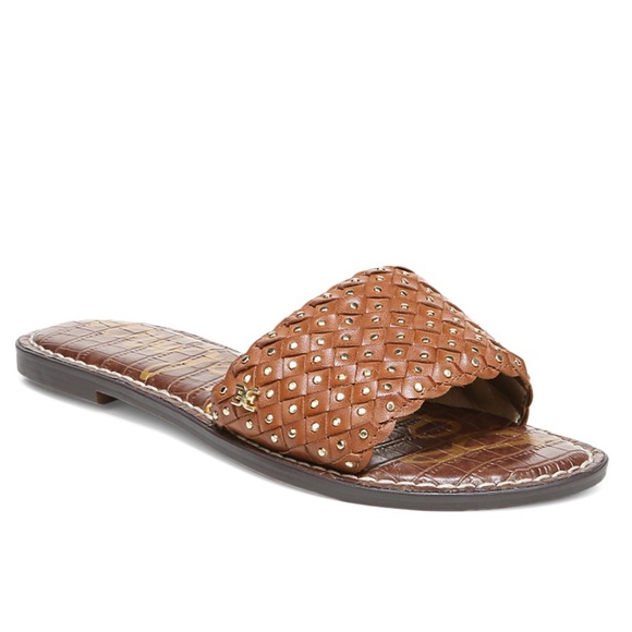 Sam Edelman Womens Crystal Embossed Leather Slide - Picture 4 of 4